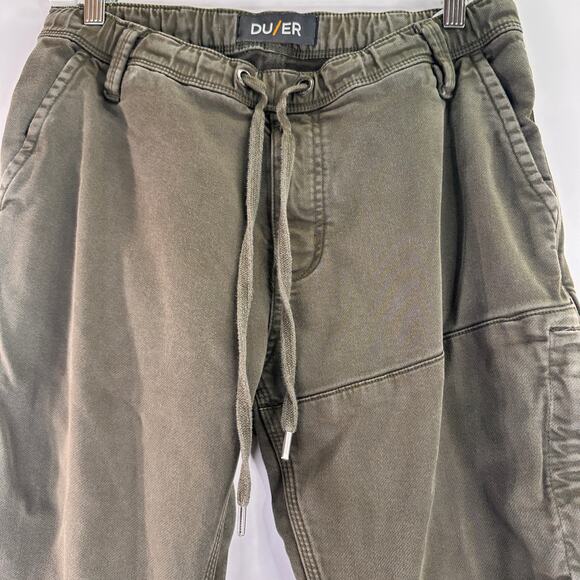 DU/ER Men's N2X Green Relaxed Taper Joggers Pants Size 31 - Picture 2 of 8